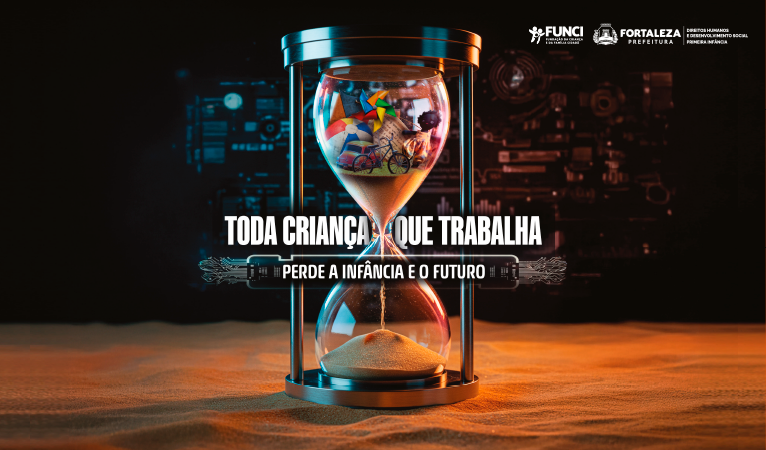 banner da campanha contra o trabalho infantil